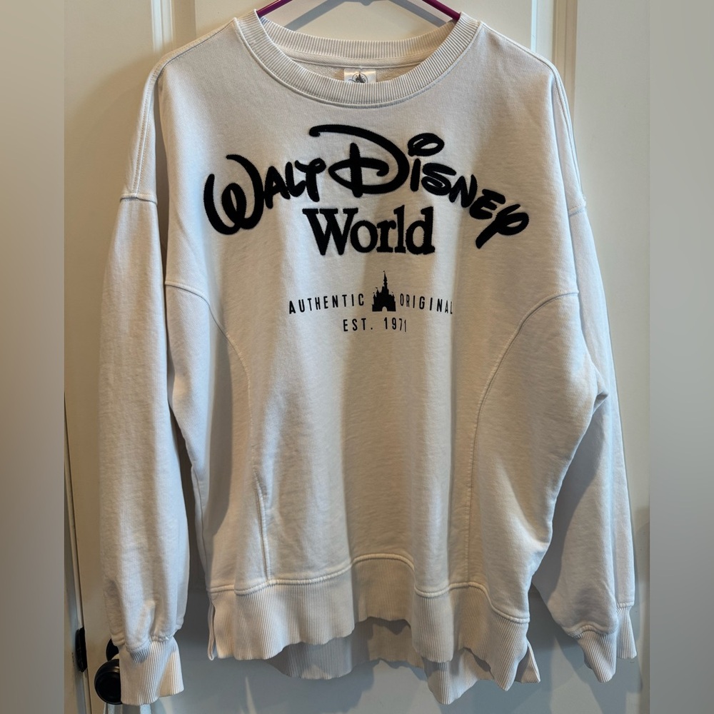 Never Been Worn White Disney World Crewneck!